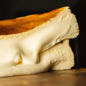 Paella on the Lawn - Burnt Basque Manchego Cheesecake Slice